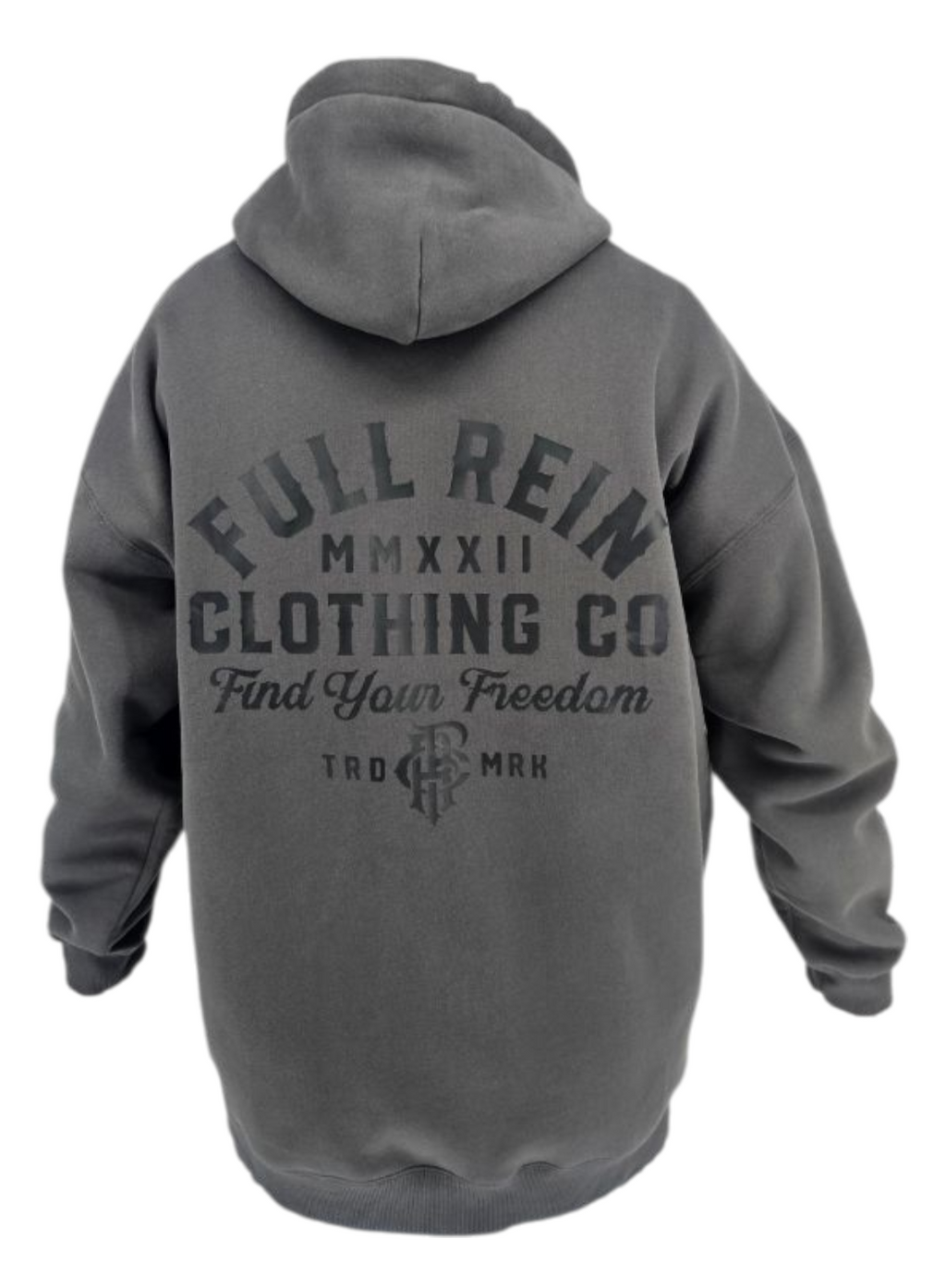 The Charcoal - Men's Zip Up Hoodie