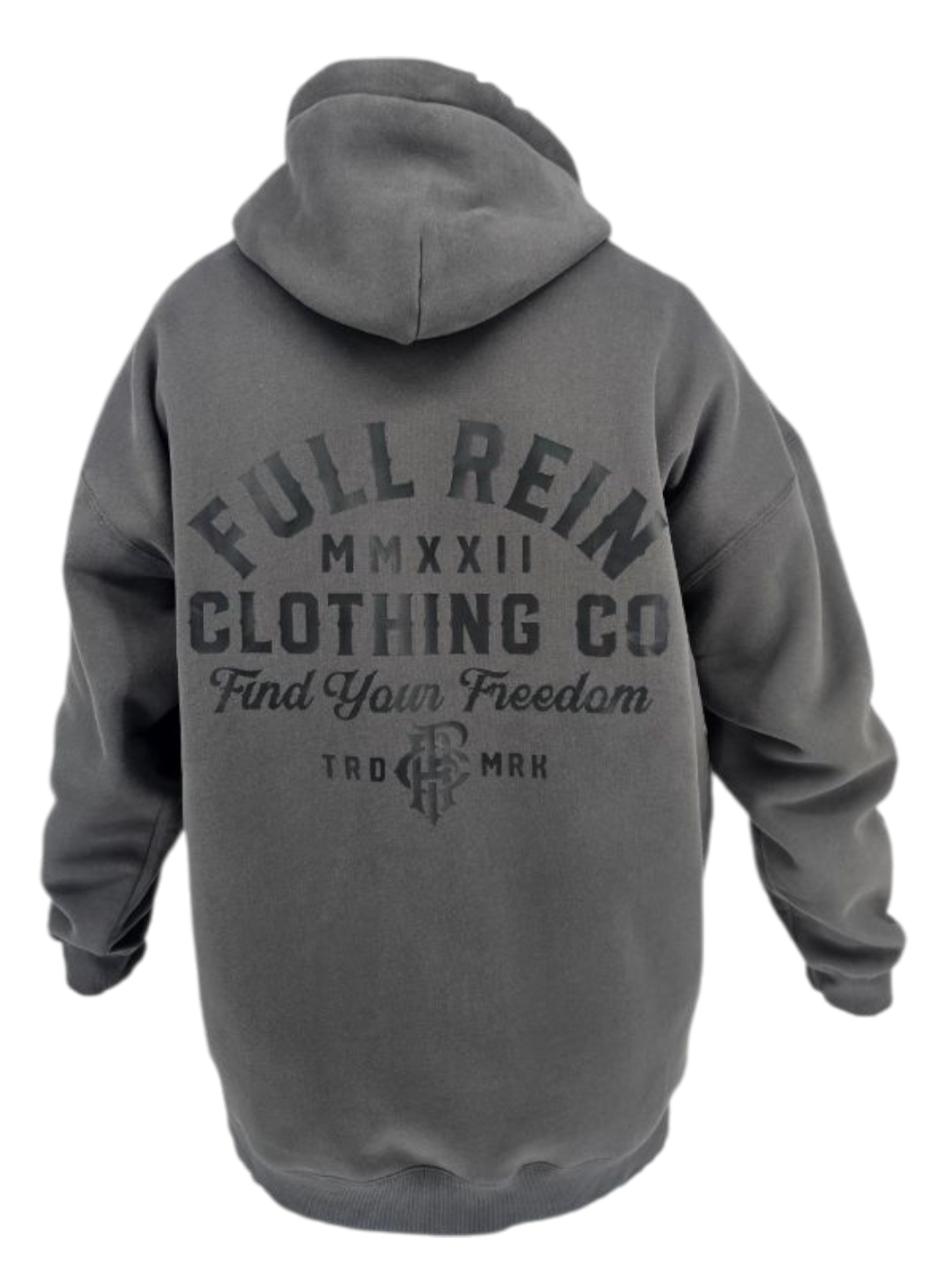 The Charcoal - Men's Zip Up Hoodie