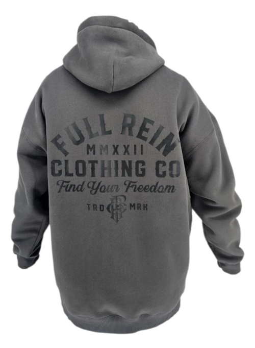 The Charcoal - Men's Zip Up Hoodie